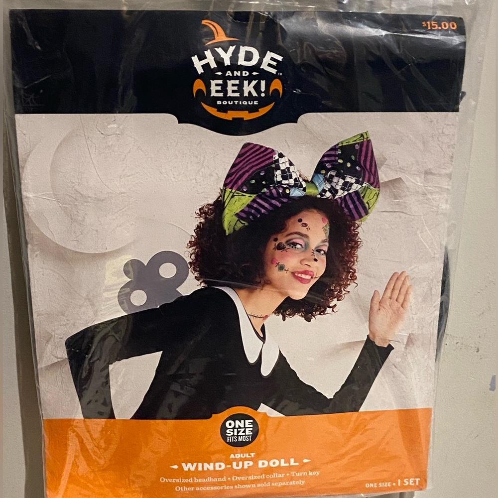 Halloween costume Wind-up- doll adult